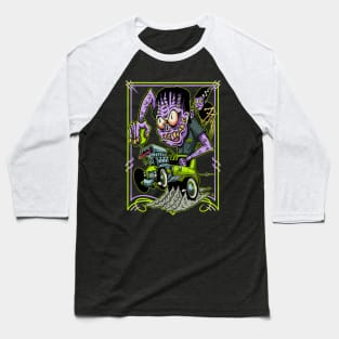 Frankenstein hot rod Baseball T-Shirt